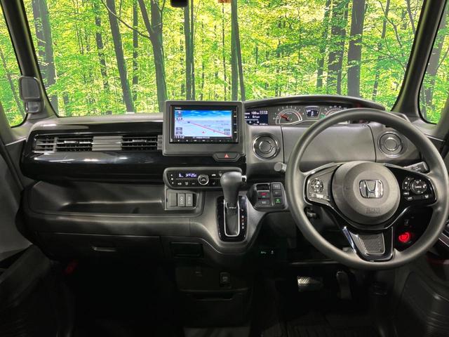 Ｎ－ＢＯＸカスタム Ｌ　４ＷＤ　純正ナビ　電動ドア　シートヒーター　レーダークルーズ　衝突軽減　ＬＥＤライト　フォグ　バックカメラ　ドラレコ　リアヒーターダクト　シートリフター　ステアリングスイッチ　ＵＳＢ（2枚目）