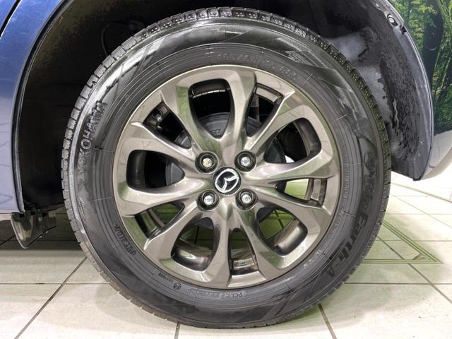 デミオ 15S 4WD 純正ナビ バックカメラ 寒冷地仕様 衝突軽減 禁煙車 前席シートヒーター ドラレコ コーナーセンサー スマートキー LEDヘッド BSM 車線逸脱 誤発進抑制 オートエアコン(30枚目)