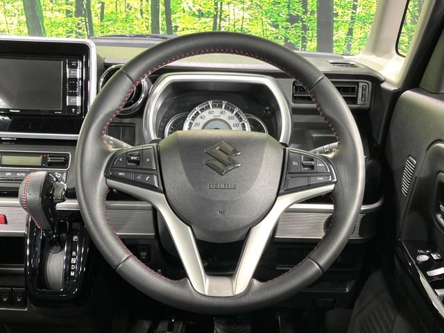 スペーシアカスタム ハイブリッドXSターボ 純正ナビ 両側電動ドア 衝突軽減 パドルシフト クルコン ドラレコ Bluetooth フルセグ CD DVD シートヒーター LEDヘッド&フォグ 革巻きステアリング 純正15インチAW(12枚目)