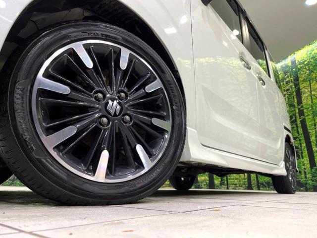 スペーシアカスタム ハイブリッドXSターボ 純正ナビ 両側電動ドア 衝突軽減 パドルシフト クルコン ドラレコ Bluetooth フルセグ CD DVD シートヒーター LEDヘッド&フォグ 革巻きステアリング 純正15インチAW(14枚目)