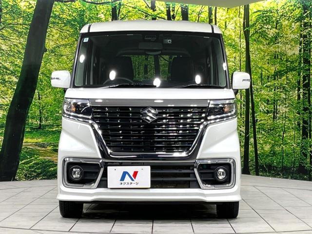 スペーシアカスタム ハイブリッドXSターボ 純正ナビ 両側電動ドア 衝突軽減 パドルシフト クルコン ドラレコ Bluetooth フルセグ CD DVD シートヒーター LEDヘッド&フォグ 革巻きステアリング 純正15インチAW(15枚目)