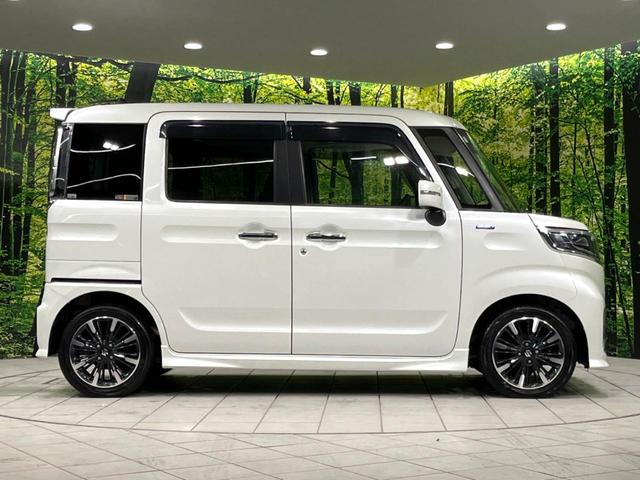 スペーシアカスタム ハイブリッドXSターボ 純正ナビ 両側電動ドア 衝突軽減 パドルシフト クルコン ドラレコ Bluetooth フルセグ CD DVD シートヒーター LEDヘッド&フォグ 革巻きステアリング 純正15インチAW(42枚目)