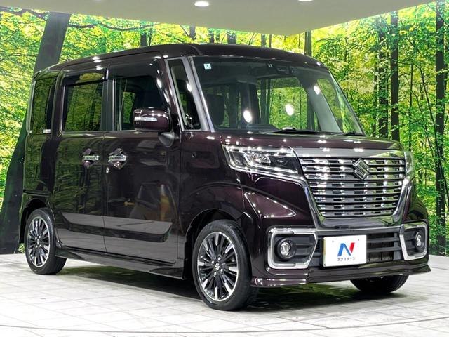 スペーシアカスタム ハイブリッドＸＳターボ　４ＷＤ　ターボ　ＳＤナビ　両側電動ドア　バックカメラ　寒冷地仕様　衝突軽減　禁煙車　ハーフレザーシート　ドラレコ　コーナーセンサー　シートヒーター　ＬＥＤヘッド　ＥＴＣ　クルコン　スマートキー（17枚目）