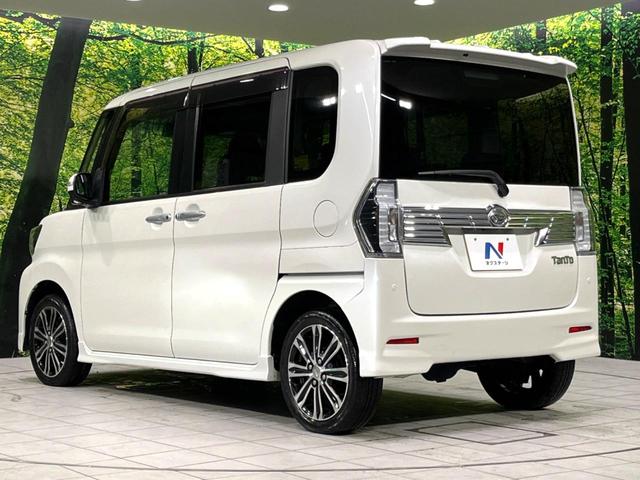 タント カスタムＲＳ　トップエディションＳＡＩＩＩ　４ＷＤ　ターボ　ＳＤナビ　バックカメラ　両側電動ドア　衝突軽減　禁煙車　シートヒーター　コーナーセンサー　ＬＥＤヘッド　寒冷地仕様　オートハイビーム　スマートキー　純正１５インチアルミ　オートライト（18枚目）