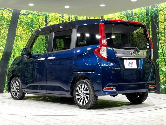 ルーミー カスタムG S 4WD 純正ナビ 両側電動ドア バックカメラ 寒冷地仕様 衝突軽減 禁煙車 シートヒーター コーナーセンサー LEDヘッド ETC クルコン オートライト オートエアコン ステアリングスイッチ(18枚目)