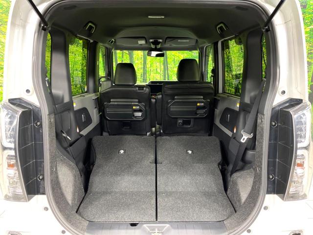 タント カスタムXセレクション 4WD 2トーン 両側電動ドア 純正9型ナビ バックカメラ 衝突軽減 禁煙車 ハーフレザーシート シートヒーター コーナーセンサー LEDヘッド 純正14インチアルミ オートハイビーム(11枚目)