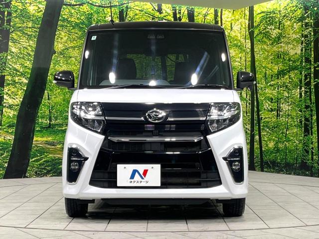 タント カスタムXセレクション 4WD 2トーン 両側電動ドア 純正9型ナビ バックカメラ 衝突軽減 禁煙車 ハーフレザーシート シートヒーター コーナーセンサー LEDヘッド 純正14インチアルミ オートハイビーム(15枚目)