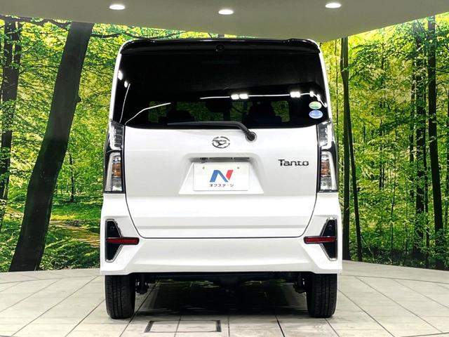 タント カスタムXセレクション 4WD 2トーン 両側電動ドア 純正9型ナビ バックカメラ 衝突軽減 禁煙車 ハーフレザーシート シートヒーター コーナーセンサー LEDヘッド 純正14インチアルミ オートハイビーム(16枚目)