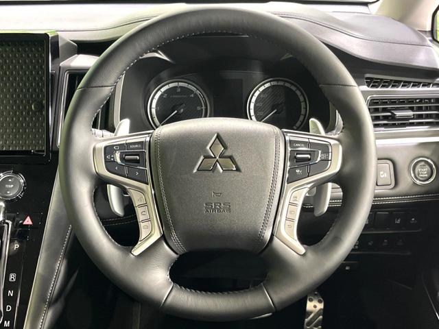 デリカD:5 シャモニー 4WD ディーゼル 禁煙車 両側電動ドア 全周囲カメラ 衝突軽減 レーダークルーズ 電動リアゲート パワーシート BSM レーンアシスト 純正18インチAW 前席シートヒーター(13枚目)