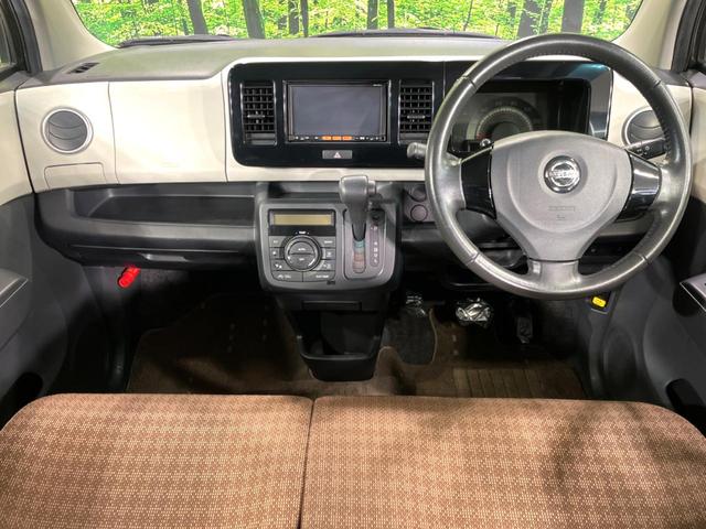 モコ Ｘ　ＦＯＵＲ　４ＷＤ　純正ナビ　禁煙車　シートヒーター　スマートキー　純正１４インチアルミ　オートエアコン　寒冷地仕様　Ｂｌｕｅｔｏｏｔｈ　ＣＤ　ＤＶＤ再生　フルセグ　アイドリングストップ　シートリフター（3枚目）