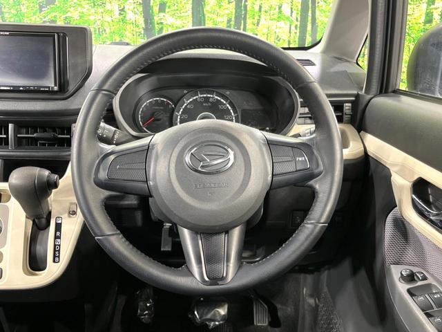 ムーヴ L SAII 4WD SDナビ 寒冷地仕様 衝突軽減 禁煙車 革巻きステアリング CD再生 地デジTV アイドリングストップ 横滑り防止装置 シートアンダーボックス 電動格納ドアミラー トラクションコントロール(12枚目)