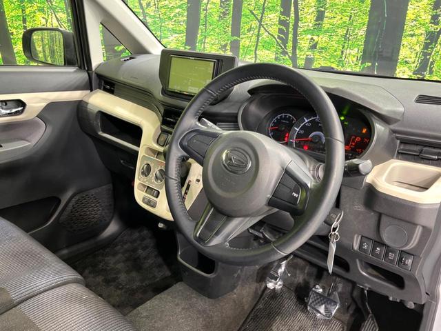 ムーヴ L SAII 4WD SDナビ 寒冷地仕様 衝突軽減 禁煙車 革巻きステアリング CD再生 地デジTV アイドリングストップ 横滑り防止装置 シートアンダーボックス 電動格納ドアミラー トラクションコントロール(30枚目)