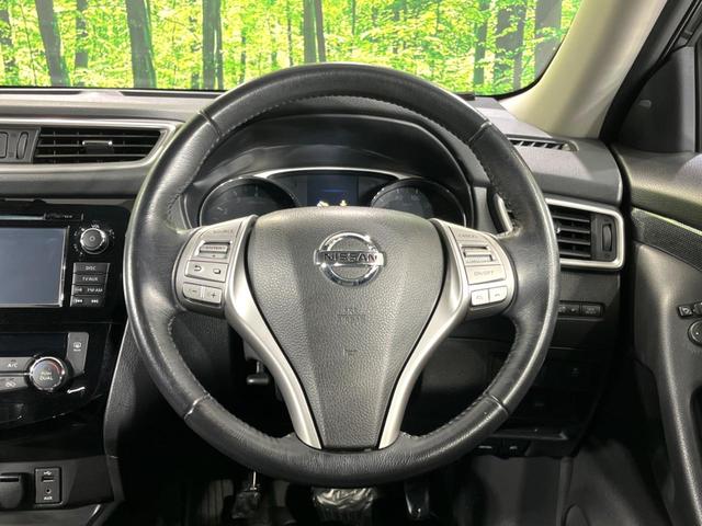 エクストレイル ２０Ｘ　エマージェンシーブレーキパッケージ　４ＷＤ　純正ナビ　全周囲カメラ　寒冷地仕様　シートヒーター　衝突軽減　クルコン　ドラレコ　ＥＴＣ　デュアルエアコン　ステアリングスイッチ　ＬＥＤライト　ルーフレール　純正１７インチＡＷ　ＣＤ／ＤＶＤ（12枚目）