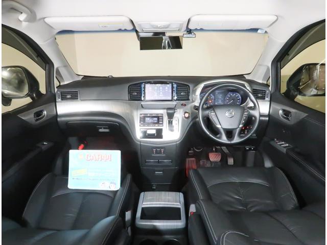 エルグランド ライダー　ブラックライン　２．５　ライダー　ブラックライン　４ＷＤ　後席フリップダウン　リモコンスターター　メモリーナビ　ＥＴＣ　バックカメラ　両側電動スライドドア　革シート　アルミホイール　３列シート　フルセグ　オットマン（40枚目）