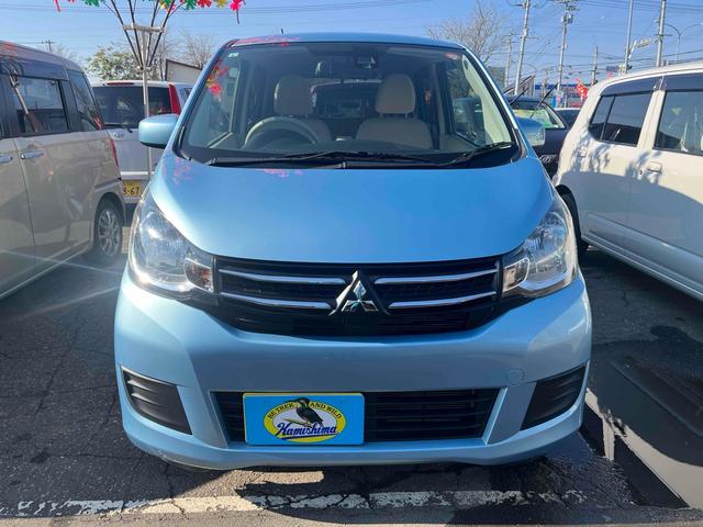 eKワゴン M e-アシスト 4WD 衝突被害軽減システム キーレスエントリー アイドリングストップ 電動格納ミラー シートヒーター ベンチシート CVT ABS ESC CD アルミホイール 衝突安全ボディ エアコン(2枚目)