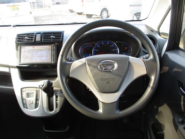 ムーヴ カスタム X SA エアB ABS ナビ TV CD DVD Bカメラ 横滑り防止装置 衝突被害軽減ブレーキ アイドリングストップ Pスタート(3枚目)