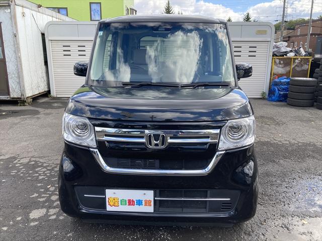 Ｎ－ＢＯＸ Ｌ　４ＷＤ　後期型　衝突軽減ブレーキ　Ｂｌｕｅｔｏｏｔｈ　バックカメラ　純正ナビ　ワンセグＴＶ　片側パワースライド　シートヒーター　ミラーヒーター　誤発進抑制装置　横滑り防止装置　アイドリングストップ（5枚目）