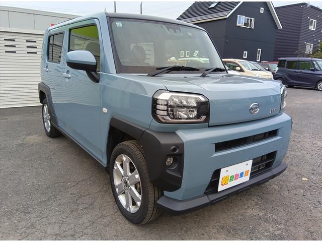 タフト Ｇ　４ＷＤ　衝突軽減ブレーキ　Ｂｌｕｅｔｏｏｔｈ　バックカメラ　社外ナビ　ＥＴＣ　スマートキー　アイドリングストップ　シートヒーター　ミラーヒーター　ＬＥＤヘッドライト　純正アルミホイール　誤発進抑制装置（2枚目）