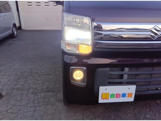 エブリイワゴン ＰＺターボ　４ＷＤ　標準ルーフ　衝突軽減ブレーキ　　片側パワースライドドア　スマートキー　ＥＴＣ　シートヒーター　ＨＩＤヘッドライト　純正アルミホイール　誤発進抑制装置　横滑り防止装置（4枚目）