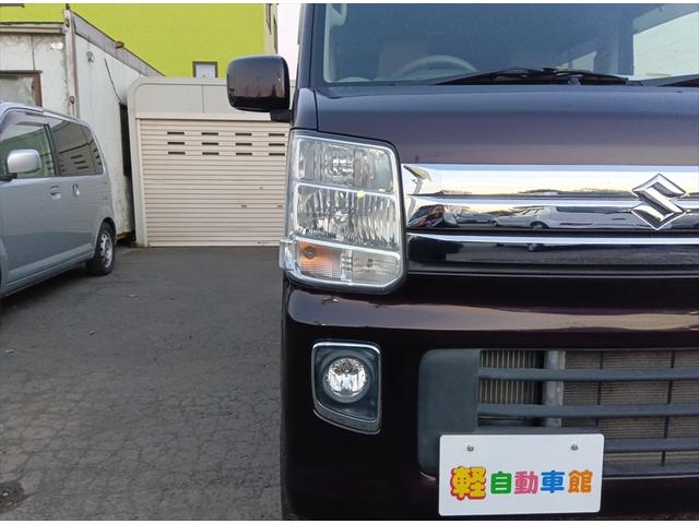 エブリイワゴン ＰＺターボ　４ＷＤ　標準ルーフ　衝突軽減ブレーキ　　片側パワースライドドア　スマートキー　ＥＴＣ　シートヒーター　ＨＩＤヘッドライト　純正アルミホイール　誤発進抑制装置　横滑り防止装置（44枚目）