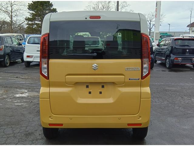 スペーシア ハイブリッドＸ　４ＷＤ　届出済未使用車　衝突軽減ブレーキ　両側パワースライドドア　スマートキー　アイドリングストップ　ＬＥＤヘッドライト　シートヒーター　ミラーヒーター　誤発進抑制装置　横滑り防止装置（5枚目）