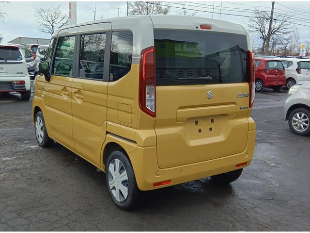 スペーシア ハイブリッドＸ　４ＷＤ　届出済未使用車　衝突軽減ブレーキ　両側パワースライドドア　スマートキー　アイドリングストップ　ＬＥＤヘッドライト　シートヒーター　ミラーヒーター　誤発進抑制装置　横滑り防止装置（6枚目）