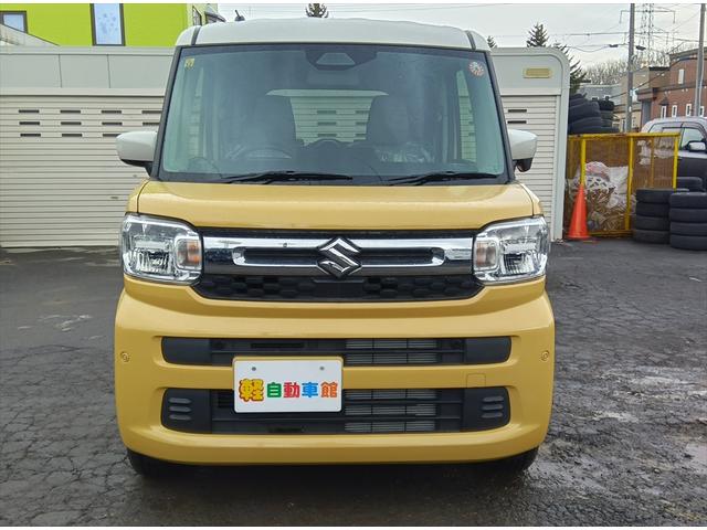 スペーシア ハイブリッドＸ　４ＷＤ　届出済未使用車　衝突軽減ブレーキ　両側パワースライドドア　スマートキー　アイドリングストップ　ＬＥＤヘッドライト　シートヒーター　ミラーヒーター　誤発進抑制装置　横滑り防止装置（9枚目）