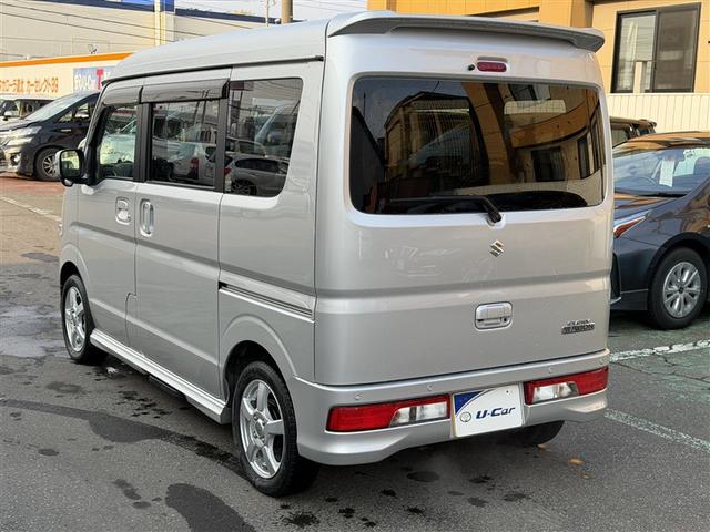 エブリイワゴン PZターボスペシャル 両側パワ-スライドドア キーレススタートシステム ESC パートタイム4WD ナビ・TV フルオートエアコン プッシュスタートスマートキー 盗難防止システム ABS アルミホイール パワーステアリング(5枚目)