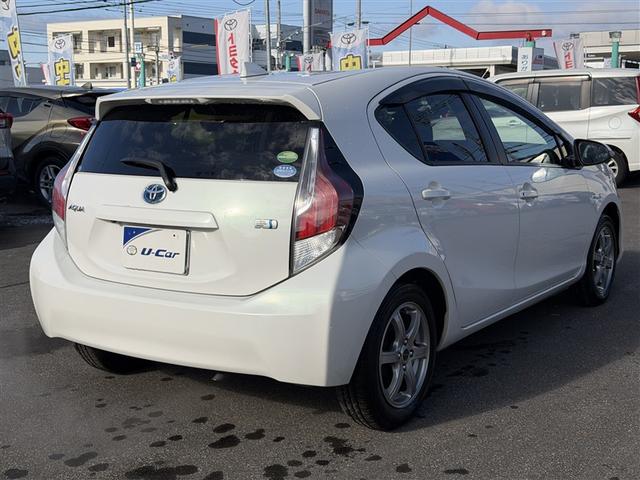 アクア S HDDナビゲーション スマートキープッシュスタート キーレスエントリ ドラレコ付 フルセグ地デジ イモビ ナビ&TV オートエアコン デュアルエアバック ESC Bカメラ パワーウィンドウ ETC(7枚目)