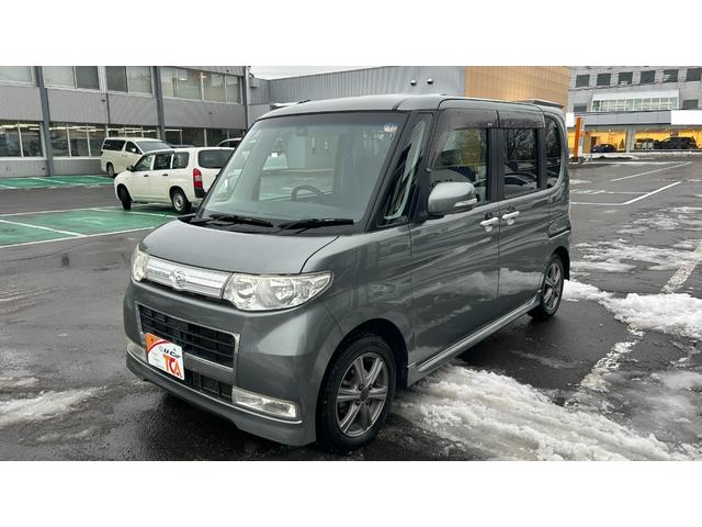 タント カスタムＲＳ　ターボ４ＷＤ　社外フルセグナビ　バックモニター　ＥＴＣ　スマート―　エンジンスターター　片側電動スライドドア　ドライブレコーダー前後　夏冬アルミホイール（2枚目）