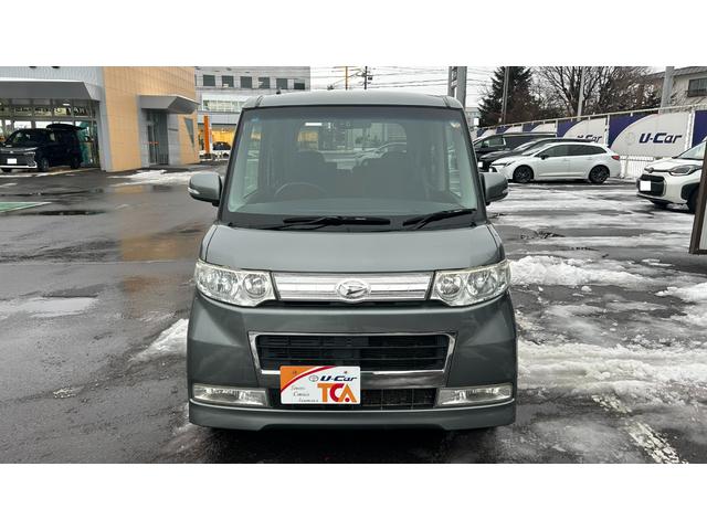 タント カスタムＲＳ　ターボ４ＷＤ　社外フルセグナビ　バックモニター　ＥＴＣ　スマート―　エンジンスターター　片側電動スライドドア　ドライブレコーダー前後　夏冬アルミホイール（3枚目）