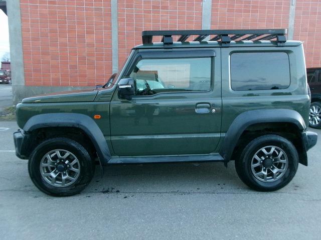 ジムニーシエラ JC 4WD フルセグTV&ナビ&Bluetoothオーディオ&バックカメラ ドラレコ ルーフキャリア 純正アルミ プッシュスタート スマートキーレス 消灯軽減ブレーキ レーンキープ(3枚目)