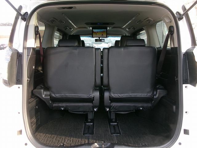 ヴェルファイア ２．５Ｚ　Ａエディション　４ＷＤ　ナビ＆フルセグＴＶ＆Ｂｌｕｅｔｏｏｔｈオーディオ　ワイパーデアイサー　オットマンシート　ミュージックサーバー　フリップダウンモニター　レーダー　ＥＴＣ（28枚目）