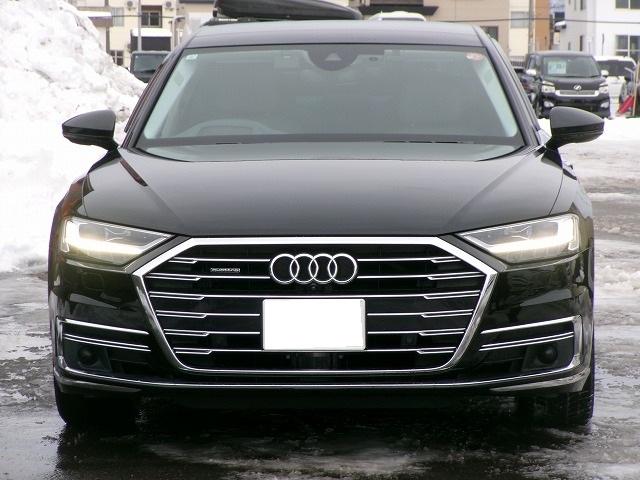 Ａ８ ５５ＴＦＳＩクワトロ　ハイブリッド　４ＷＤ　サンルーフ　本革シート　アラウンドビューモニター　インタークーラーターボ　全席シートヒーター＆パワーシート　ナビＴＶ　レーダー　ドラレコ　Ｐバックドア　ＥＴＣ　イージークローザー（2枚目）