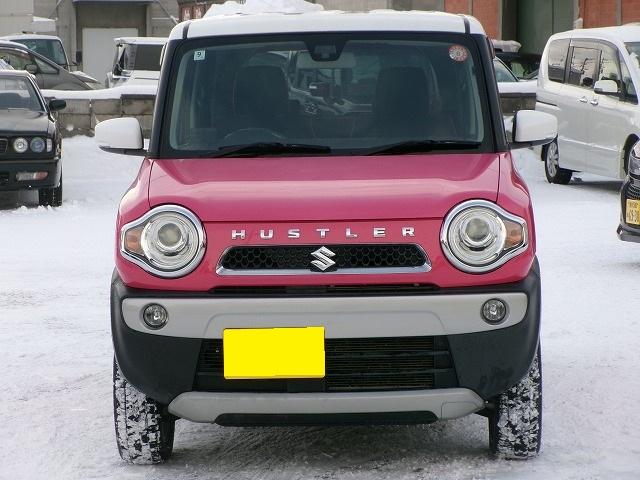 ハスラー Ｘ　４ＷＤ　ワンセグＴＶ＆ナビ＆バックカメラ　プッシュスタート　スマートキー　レーダー　ミラーヒーター　シートヒーター　純正バイザー　横滑り防止（2枚目）