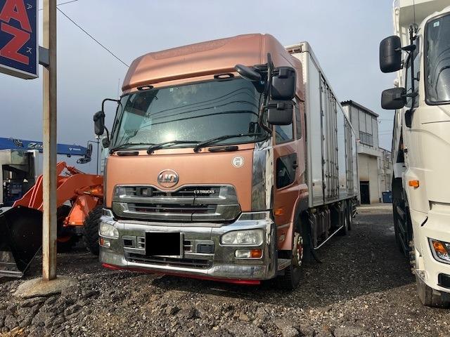 クオン 増t冷蔵冷凍車 エアサス LKG―CD5ZA ハイルーフ エスコット バックモニター ETC 走行不明 パワーステアリング パワーウィンドウ エアコン(2枚目)