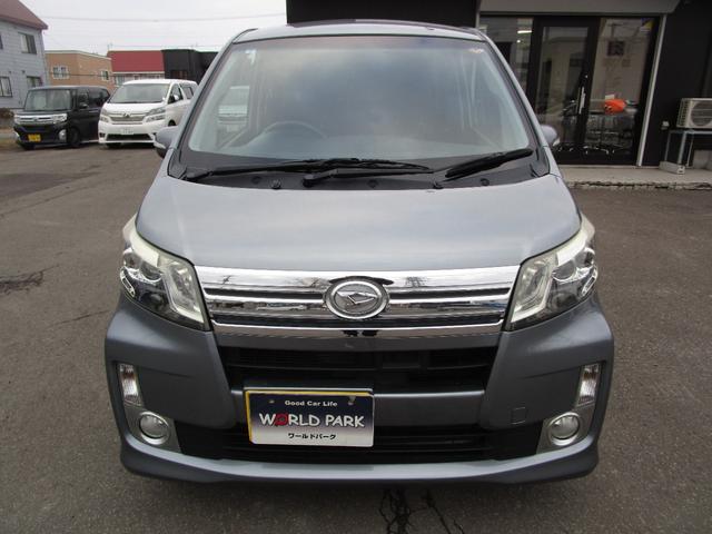 ムーヴ カスタム　Ｘ　ＳＡ　４ＷＤ　ダブルエアバック　ＡＢＳ　スマートキー＆プッシュスタート　純正アルミ　ＨＩＤライト　フォグ　ミラーヒーター　ウインカーミラー　イモビライザーセキュリティーアラーム（2枚目）