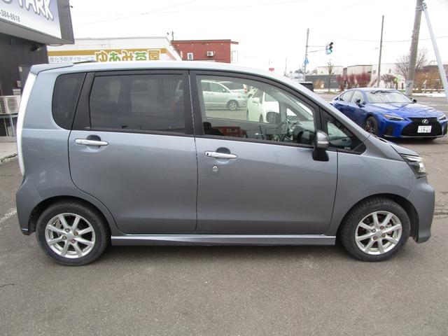 ムーヴ カスタム　Ｘ　ＳＡ　４ＷＤ　ダブルエアバック　ＡＢＳ　スマートキー＆プッシュスタート　純正アルミ　ＨＩＤライト　フォグ　ミラーヒーター　ウインカーミラー　イモビライザーセキュリティーアラーム（4枚目）