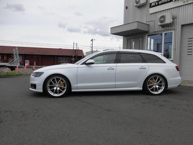 Ａ６アバント ２．０ＴＦＳＩクワトロ　ＴＷＳ２０インチホイール　車高調ローダウン　ＴＶキャンセラー　ＤＲＬコーディング　エンジンスターター　黒革シート　シートヒーター（4枚目）