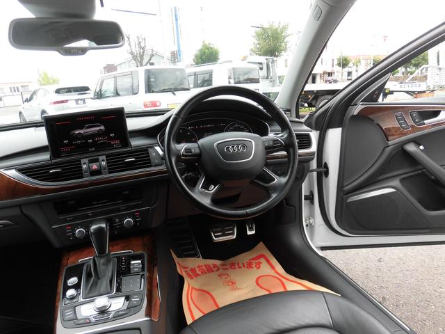 Ａ６アバント ２．０ＴＦＳＩクワトロ　ＴＷＳ２０インチホイール　車高調ローダウン　ＴＶキャンセラー　ＤＲＬコーディング　エンジンスターター　黒革シート　シートヒーター（15枚目）