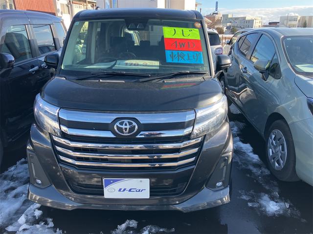 ルーミー カスタムG 4WD ETC ナビ 両側電動スライドドア クリアランスソナー オートクルーズコントロール 衝突被害軽減システム アルミホイール LEDヘッドランプ スマートキー アイドリングストップ 電動格納ミラー(12枚目)