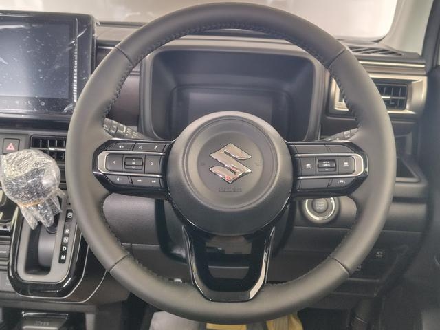 クロスビー ハイブリッドＭＺ　登録済未使用車　全方位モニター付きメモリーナビ　両席シートヒーター　オートライト　ＬＥＤヘッドランプ　横滑り防止装置　アイドリングストップ　衝突軽減システム　スズキコネクト対応　純正１６インチＡＷ（7枚目）