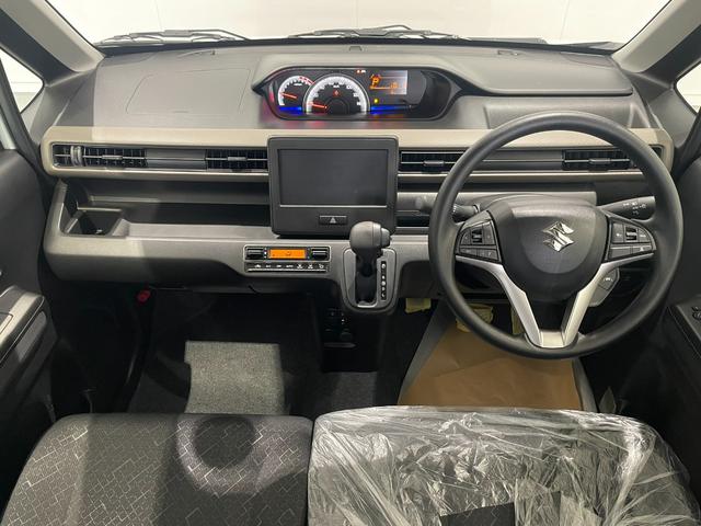 ワゴンＲ ハイブリッドＦＸ－Ｓ　登録済未使用車　スズキセーフティサポート　マイルドハイブリッド　スマートキー　プッシュスタート　オートエアコン　シートヒーター　クリアランスソナー　横滑り防止装置（5枚目）