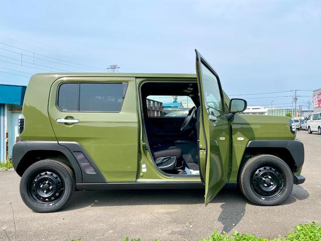 タフト Ｘターボ　エアコン　パワーウィンドウ　パワーステアリング　運転席エアバッグ　助手席エアバッグ　ＡＢＳ　４ＷＤ　盗難防止システム　アイドリングストップ　衝突被害軽減システム　衝突安全ボディ　オートライト　ターボ（12枚目）