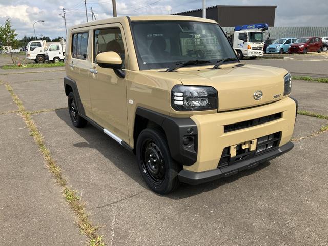 タフト Ｘ　エアコン　パワーウィンドウ　パワーステアリング　運転席エアバッグ　助手席エアバッグ　４ＷＤ　盗難防止システム　レーンアシスト　ＬＥＤヘッドランプ　寒冷地仕様　アイドリングストップ　クリアランスソナー（2枚目）