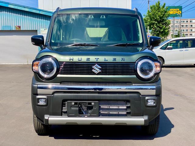 ハスラー タフワイルド　届出済み未使用車　デュアルカメラブレーキサポート　アダプティブクルーズコントロール　ルーフレール　マイルドハイブリッド　オーディオレス　ＬＥＤヘッドライト　ＬＥＤフォグランプ　シートヒーター　４ＷＤ（2枚目）