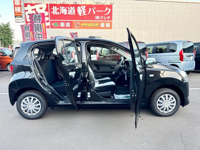 ミライース Ｌ　ＳＡＩＩＩ　届出済み未使用車　スマートアシスト　キーレスエントリー　オートライト　オートハイビーム　クリアランスソナー　アイドリングストップ　横滑り防止　マニュアルエアコン　フルタイム４ＷＤ（13枚目）