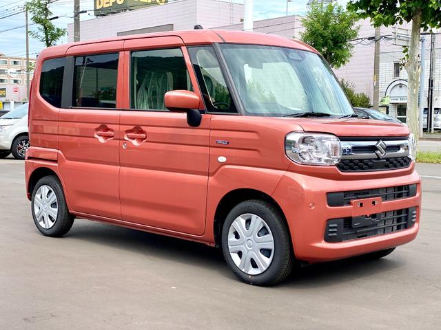 スペーシア ハイブリッドＧ　届出済み未使用車　両側スライドドア　デュアルセンサーブレーキサポートＩＩ　ＬＥＤヘッドライト　オートライト　オートハイビーム　クリアランスソナー　アイドリングストップ　フルタイム４ＷＤ（14枚目）