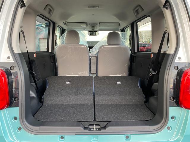 ムーヴキャンバス ストライプスX 届出済み未使用車 スマートアシスト 両側電動スライドドア イージークローザー スマートキー プッシュスタート ハロゲンヘッドライト 電動格納ミラー オーディオレス クリアランスソナー フルタイム4WD(21枚目)