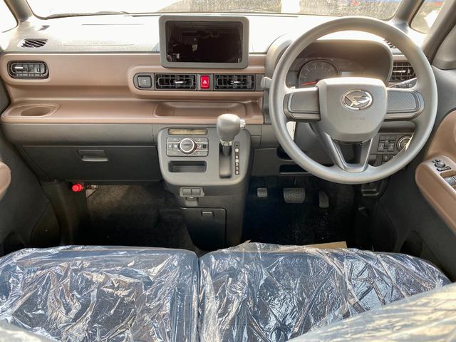 ムーヴキャンバス セオリーX 届出済み未使用車 スマートアシスト 両側電動スライドドア イージークローザー スマートキー プッシュスタート ハロゲンヘッドライト 電動格納ミラー オーディオレス クリアランスソナー フルタイム4WD(20枚目)